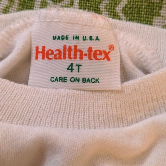 Healthtex vintage‎ white cropped rainbow sweatshirt size 4T - Picture 2 of 5